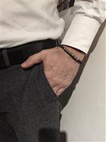 Vicenza - Piazzetta Palladio 2 - Armband Zancan Herr Eternity Titanium in Titan ETB140 - ETB140
